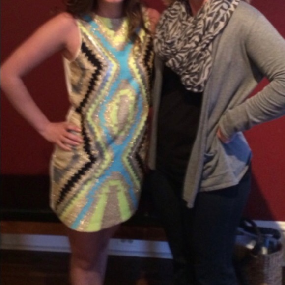 Multicolored Dress, Harper Size M - Picture 4 of 4